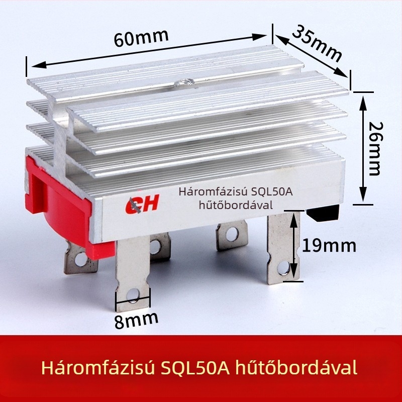Háromfázisú híd-egyenirányító SQL50A1000V SQL5010 szélerőműhöz radiátorral