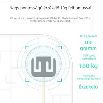 Okos testzsírmérő mérleg Bluetooth-kapcsolattal - Digitális otthoni használatra