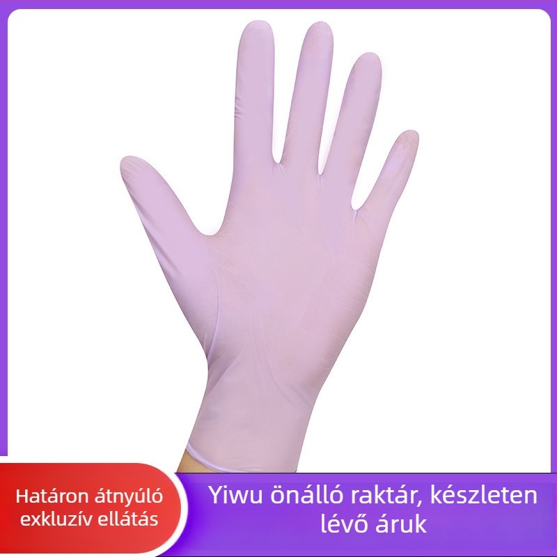 Egyszer használatos kompozit nitril PVC kesztyűk, vízállóak és tartósak, otthoni tisztításra, edények mosására és cateringre