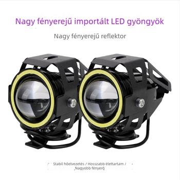 LED első fényszóró motorkerékpárokhoz és elektromos járművekhez, stroboszkóp világítás, módosított világítás, ultra fényes külső U7 lézerkanon és Transformers