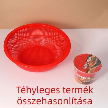 36 cm körkörös konyhai leeresztő kosár, műanyag, zöldségek és gyümölcsök mosására