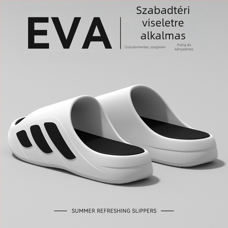 Férfi sportos kültéri papucsok, nyár 2025, vastag talppal, kopásálló, csúszásmentes, szagtalan