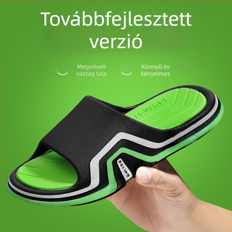Férfi nyári papucs ház körüli és kültéri használatra, csúszásmentes, kopásálló