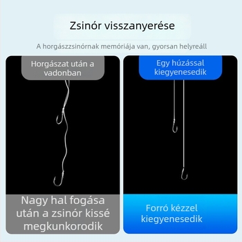 Süllyedő fő damil tengeri horgászathoz, rendkívül puha, kiváló minőségű vezető damil
