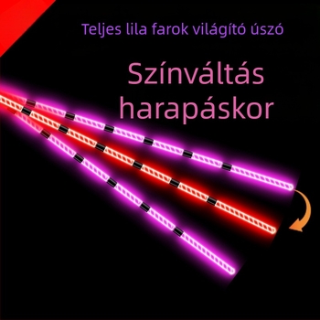 Éjszakai horgászathoz világító elektronikus úszó harapásjelzővel, színváltó, lágy fény szemvédelemhez, nagy érzékenység, pontyhoz való úszó