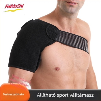 Szellőző, meleg sport vállvédő – kosárlabdához, tollaslabdához, súlyemeléshez, fekvenyomáshoz és guggoláshoz