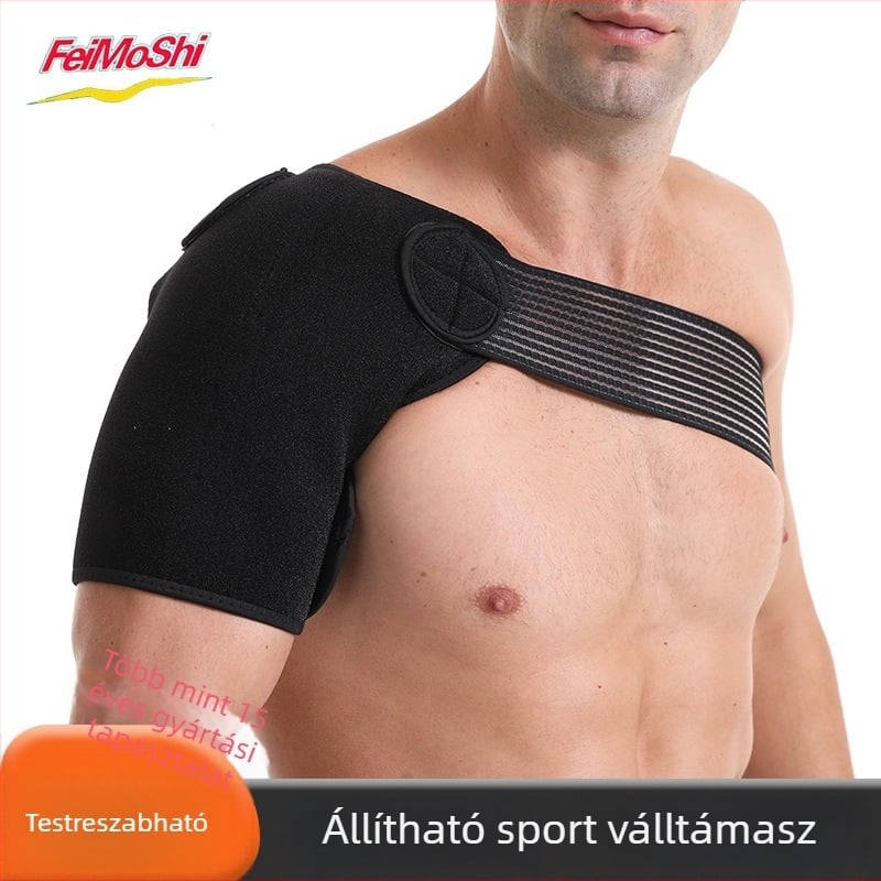 Szellőző, meleg sport vállvédő – kosárlabdához, tollaslabdához, súlyemeléshez, fekvenyomáshoz és guggoláshoz