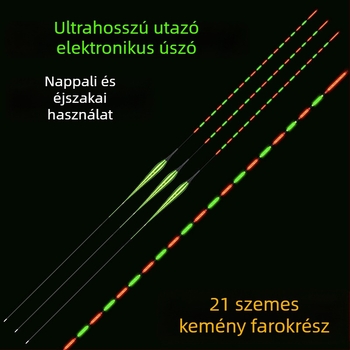 Hosszú mélyvízi világító úszó nappal és éjjel, meghosszabbított merev véggel
