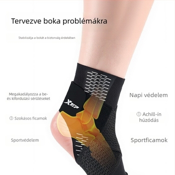 Xtep sport bokavédő, anti-sprain védelem, professzionális rándulás utáni rehabilitációs bandázs, futáshoz és futballhoz, bokaízületi védő