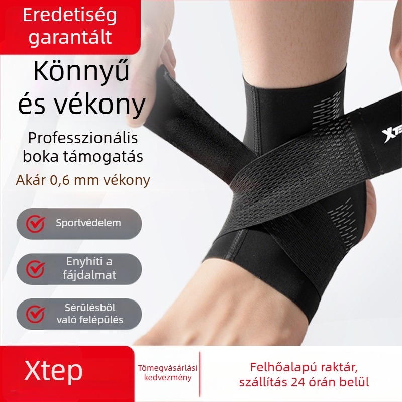 Xtep sport bokavédő, anti-sprain védelem, professzionális rándulás utáni rehabilitációs bandázs, futáshoz és futballhoz, bokaízületi védő