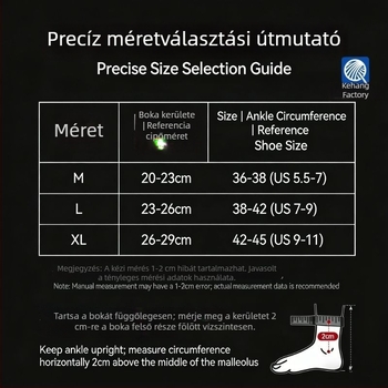 Sport bokaortézis rándulás fixálására, professzionális boka-támasz férfiak és nők számára, ízületi bokaortézis