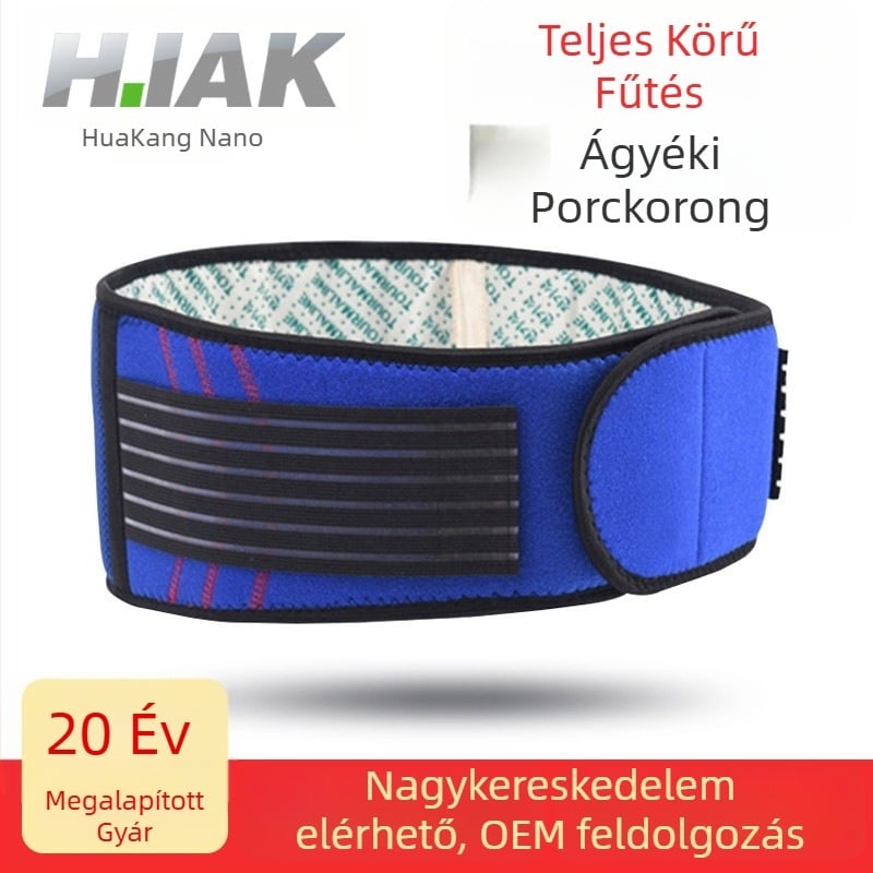 Kék turmalin deréköv önmelegítő funkcióval és mágneses támasz az egészségért és a sporthoz