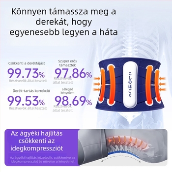 Orvosi deréktámasztó öv gerincsérvre, derékizomok megterhelésére és hátfájásra, derék támasz, uniszex