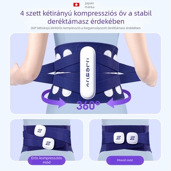 Orvosi deréktámasztó öv gerincsérvre, derékizomok megterhelésére és hátfájásra, derék támasz, uniszex