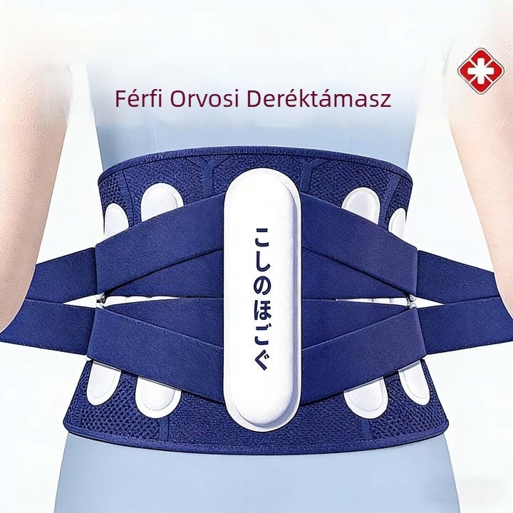 Orvosi deréktámasztó öv gerincsérvre, derékizomok megterhelésére és hátfájásra, derék támasz, uniszex