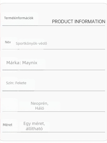 Sportokra szánt könyökvédő – lélegző, állítható, kosárlabdára, tenishez és kerékpárhoz