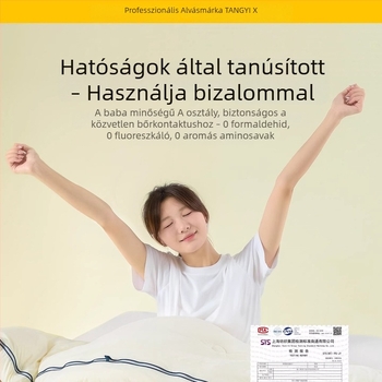 Szójafehérje rostból készült paplan kétutas cipzárral, egész éves használatra, vastag és meleg