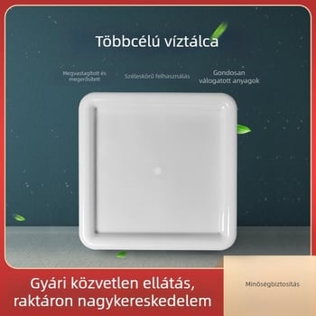 Vastagodott téglalap alakú konyhai lefolyó tálca, átlátszó polipropilén