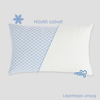 Shuzunke latex párna hűsítő anyaggal, lassú visszapattanás, téglalap alakú