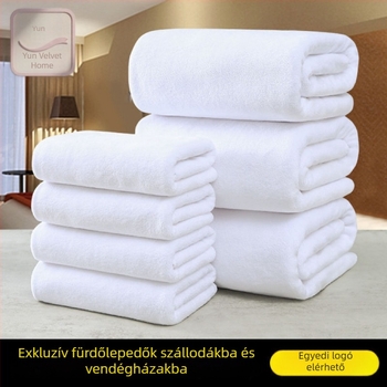 Egyszer használatos mikroszálas hotel törölközők, fehérek, általános használatra