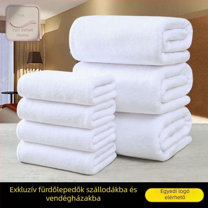 Egyszer használatos mikroszálas hotel törölközők, fehérek, általános használatra