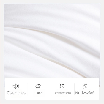 Tiszta pamutból készült párna mag, hotelminőség, ötcsillagos kialítás, gyerekeknek és diákoknak, puha szövet, magas rugalmasság, tollellenes védelem.