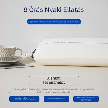Memóriahabból készült párna mély alváshoz, nyak támogatás, nyomásmentes, lassú visszatérés, téglalap alakú hotelpárna Ice Silk huzattal