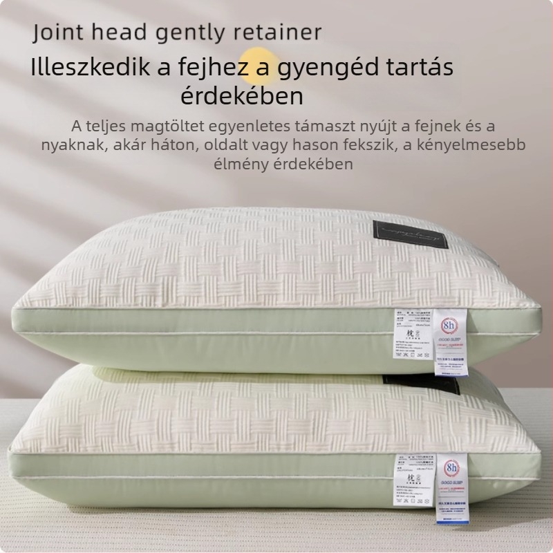 Kötött párnabelső nyaki gerinc-támogatással, egyfős párna otthoni vagy kollégiumi használatra, alvást segítő