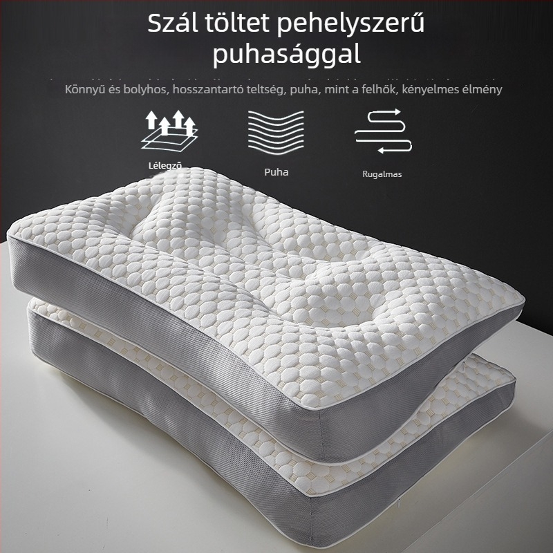 Water Cube lélegző nyakpárna nyaki támasz a pihenéshez, téglalap alakú velúr töltetű párna, felnőtteknek, egyéni használatra