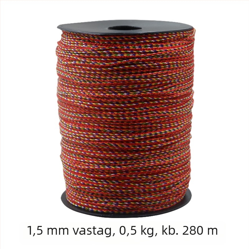 Öt színű nylon fonalból készült, fonott karkötő, kézzel készített DIY színes zsinór, 3 mm szélesség, motív Sárkányhajó fesztivál