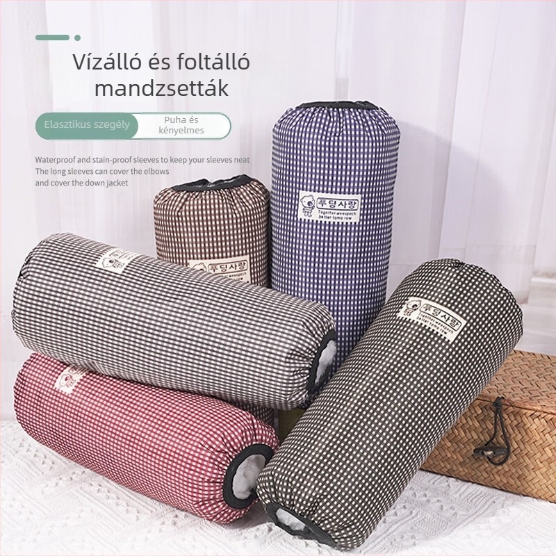 Konyhai hosszú ujjvédők, vízálló, olaj- és szennyeződésálló, uniszex munkaruha otthoni és iskolai használatra