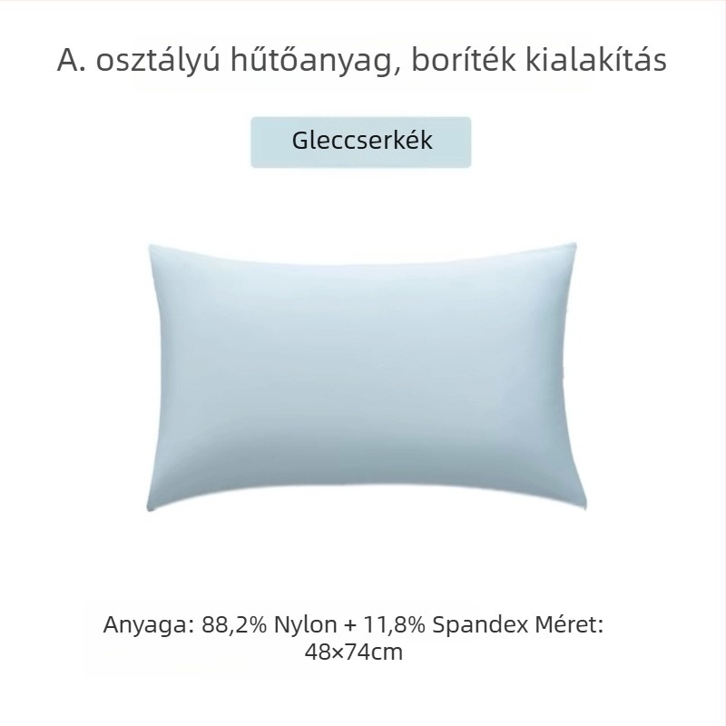 Hűsítő Ice Silk párnahuzat nylon belső résszel, A osztály, a párna magjának burkolatához, nyár
