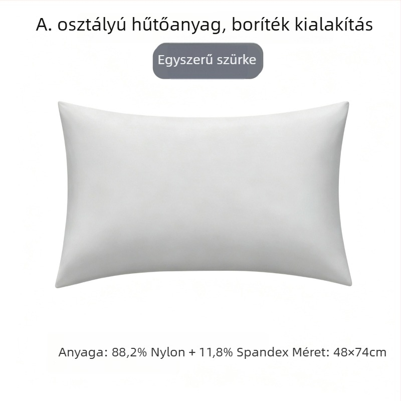 Hűsítő Ice Silk párnahuzat nylon belső résszel, A osztály, a párna magjának burkolatához, nyár