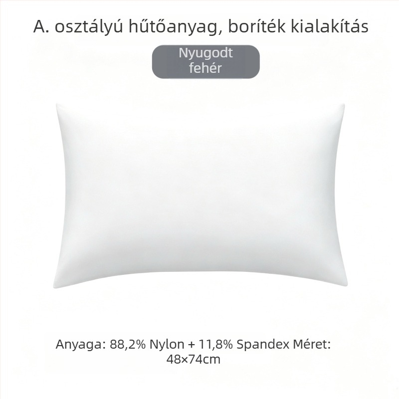 Hűsítő Ice Silk párnahuzat nylon belső résszel, A osztály, a párna magjának burkolatához, nyár