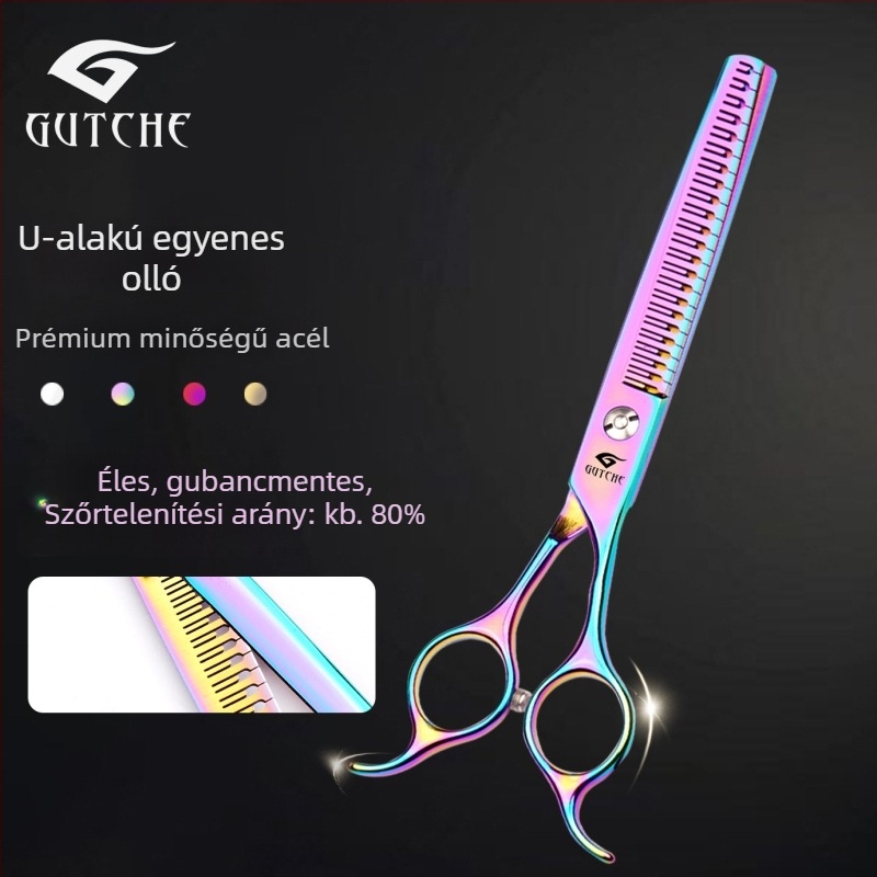 Állatgondozó ollók: ritkító olló, egyenes és görbe olló – professzionális a szőrzet ápolásához