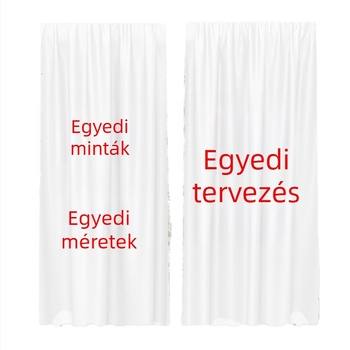 Macskás motívumú függöny csillagokat bámuló macska mintával, hálószoba és nappali ablakához