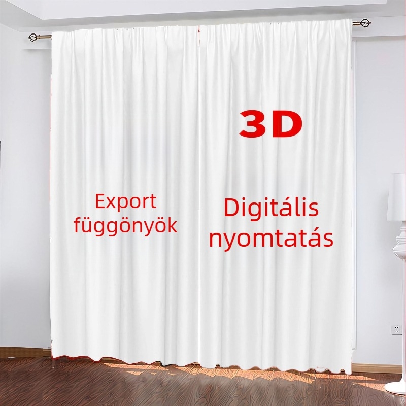 Macskás motívumú függöny csillagokat bámuló macska mintával, hálószoba és nappali ablakához