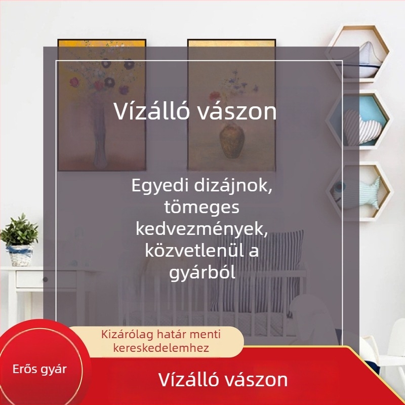 Vízálló vászon falikép előcsarnokba és nappaliba, TV-hátfal, egyedi dekoráció