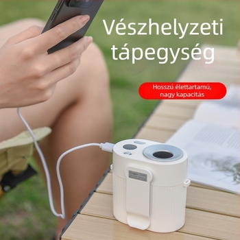 Derékhoz rögzíthető kültéri ventilátor, nagy akkumulátor kapacitással, hosszú üzemidő, hordozható hűtőventilátor túrázáshoz