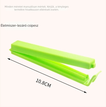 Rúd-stílusú élelmiszerzáró klipek műanyag zacskókhoz – cukorka színű