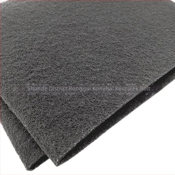 CUCINA Aktív szénszűrő párna elszívóhoz és levegőtisztítóhoz, méretre vágható, 20x20 hüvelyk (498x498x3 mm)