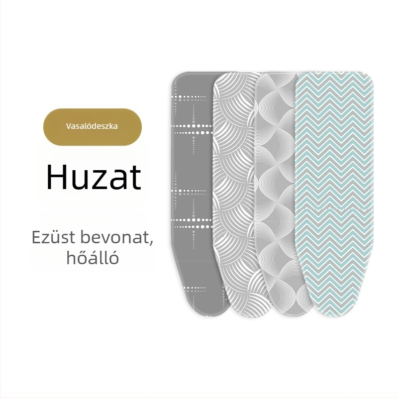 Pamutból készült vasalódeszka fedél, hőálló, szállodai és otthoni használatra, mintás