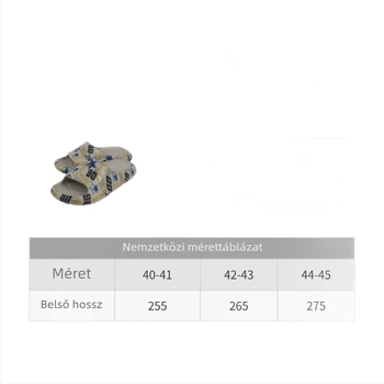 Férfi EVA nyári papucs, csúszásmentes, beltéri és kültéri használatra