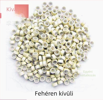 Szilikon hajhosszabbító gyűrűk és klipek, 5,0 mm, csúszásmentes klipek göndör hajhoz
