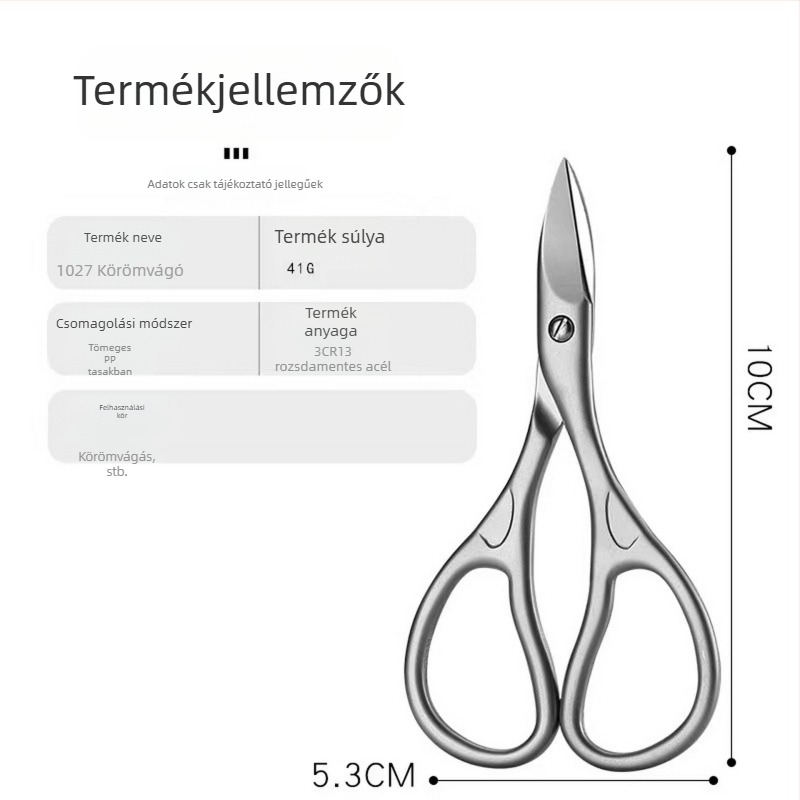 Férfiaknak készült rozsdamentes acél körömvágók, élesek a kéz- és lábkörmök vágásához, hordozható otthoni használatra