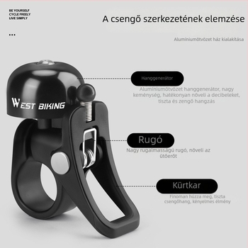 West Biking West Rider alumínium ötvözetű kerékpárcsengő hegymászó kerékpárhoz