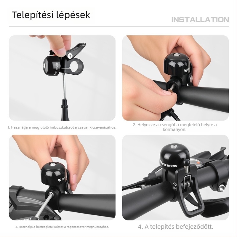 West Biking West Rider alumínium ötvözetű kerékpárcsengő hegymászó kerékpárhoz