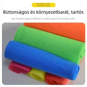 TPE jóga ellenállás szett – feszítő szalag, rugalmas szalag, nyújtó szalag, erőnléti edző kötél, jóga lap