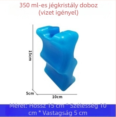 Újrahasználható kék jégkristály doboz légkondicionálókhoz és ventilátorokhoz - univerzális jégtábla, víz nélkül