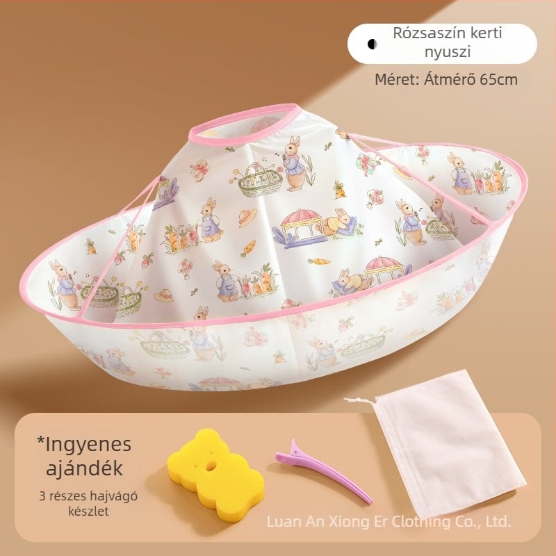 Gyerek hajvágó köpeny, tapadásmentes köpeny, hajvágó eszköz, babák számára